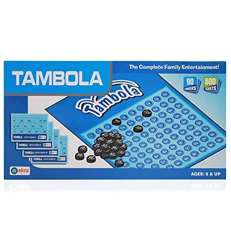 Tambola Complete Family Board Game - 90 Numbers & 600 Tickets