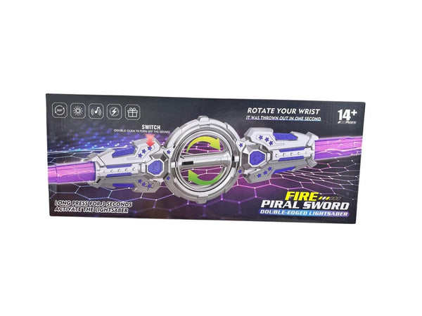 Fire Piral Sword - Double-Edged Lightsaber Toy