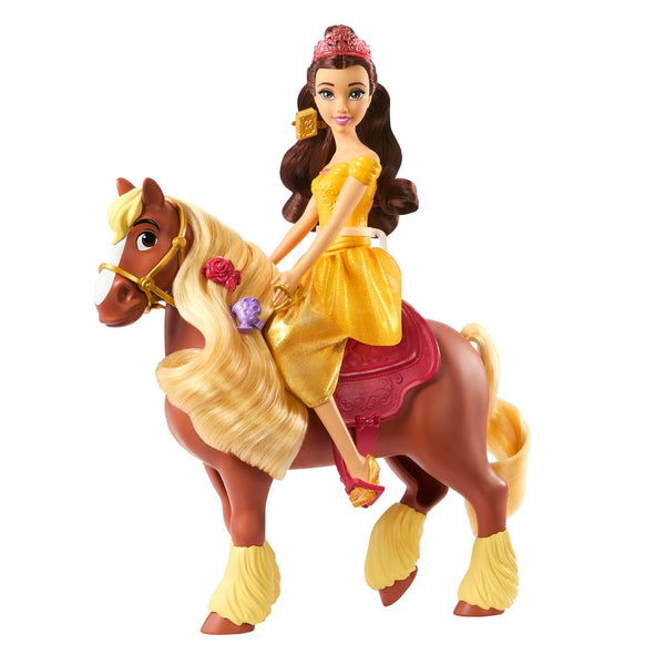 Disney Princess Belle & Philippe Horse Doll Playset