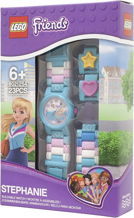 LEGO Friends Stephanie Buildable Watch | 23 Pcs | Sky Blue | Girls Watch 6+