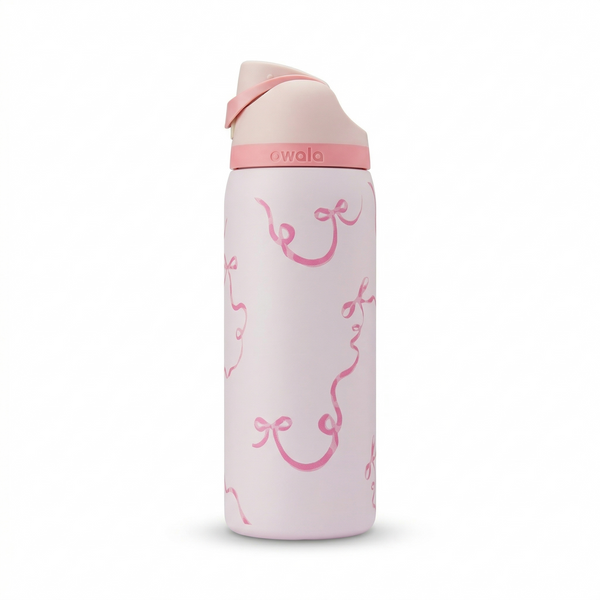Owala FreeSip Insulated Water Bottle 32oz – Pink Ribbon
