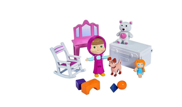 Masha and the Bear – Masha's House Playset with Doll & Accessories