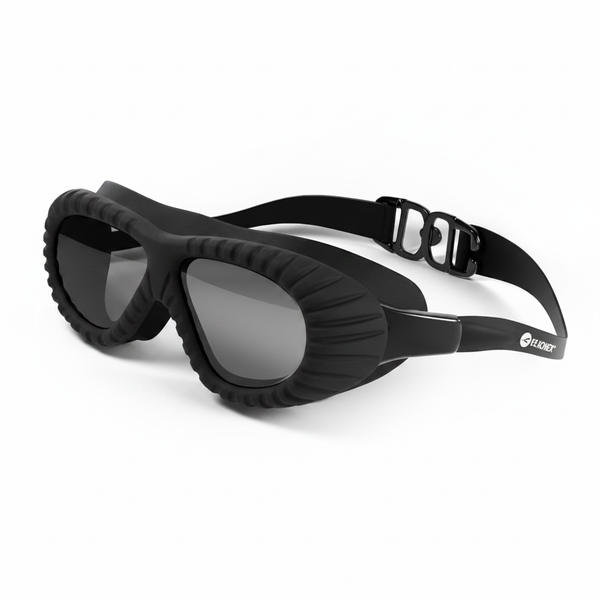 Konex Swimming Goggles - Black Generated