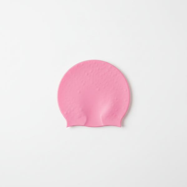 Swim Cap - Solid Pink Generated