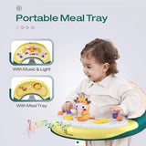 2-in-1 Baby Walker & Rocking Walker - Green Yellow