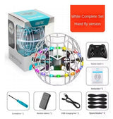 Magic Ball Globe Drone - Spherical RC Aircraft with LED Lights