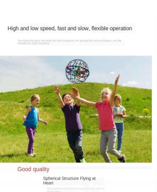 Magic Ball Globe Drone - Spherical RC Aircraft with LED Lights