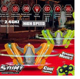 Hyper Stunt RC Car QX001 - 360° Rotating Firebike with Cool Lighting & Dynamic Music