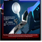Shadow Sword Axe 2-in-1 - Sound & Light Interstellar Battle Blade with Mist Effect