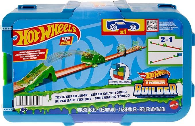 Hot Wheels Track Builder Toxic Super Jump