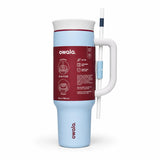 Owala Tumbler 40oz Navy Blue front view