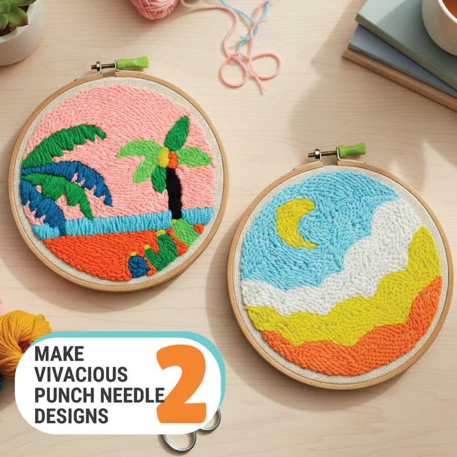 Punch Needle Embroidery Kit by Kalakaram