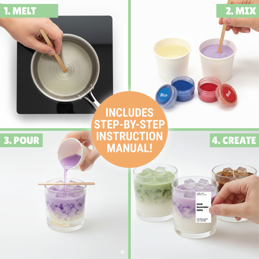 Latte Candle Making Kit by Kalakaram
