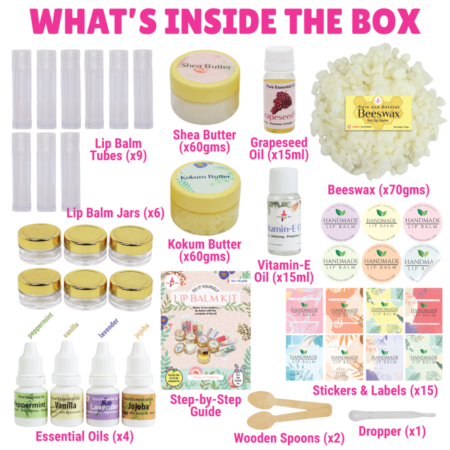 DIY Lip Balm Kit by Kalakaram