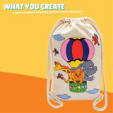 Paint Your Own Drawstring Bag Kit by Kalakaram