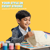 Paint Your Own Drawstring Bag Kit by Kalakaram
