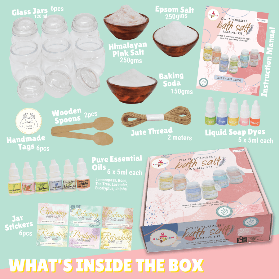 DIY Bath Salt Making Kit by Kalakaram