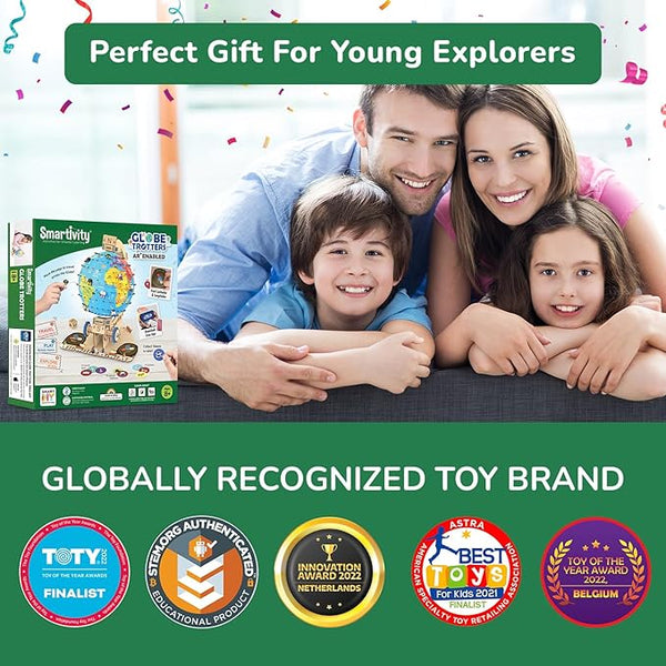 Smartivity Globe Trotters – Build & Race Around the World STEM Kit