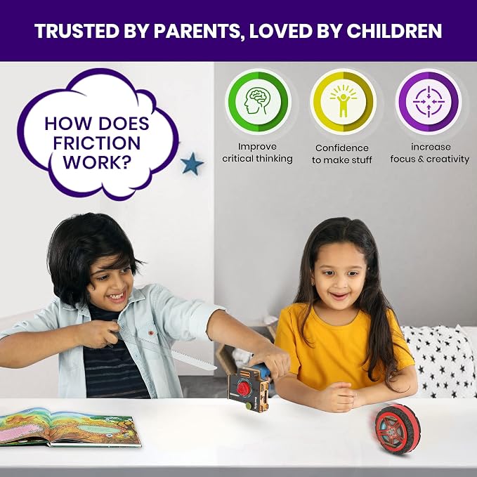 Smartivity Crazy Wheels – Build & Launch DIY STEM Activity Kit