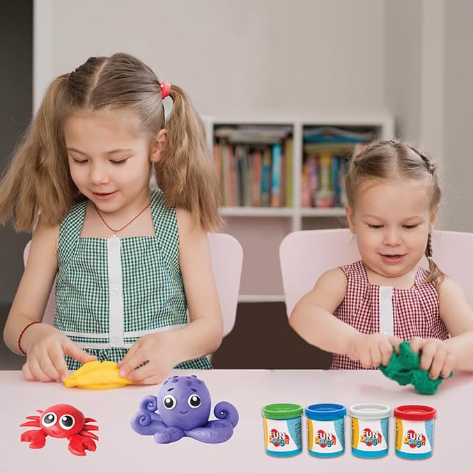 Funskool Fun Doh Box of Colours - 12 Tubs (50g Each)