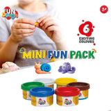 Funskool Fun Doh Mini Fun Pack - 6 Colours (25g Each)