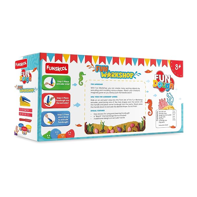 Funskool Fun Doh Fun Workshop Set - Under the Sea (3 Tubs)