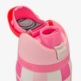 Owala FreeSip Checker Hearts - lid open top view
