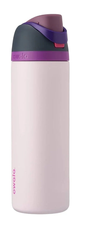 Owala FreeSip lavender purple water bottle side view
