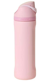 Owala FreeSip pink water bottle full view