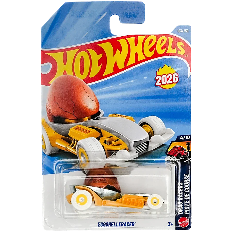 Hot Wheels - EggshellRacer Die-Cast Toy Car