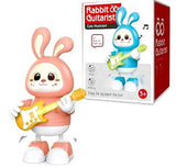 Rabbit Guitarist Dancing Toy with Light, Music & Moving Legs for Kids 3+