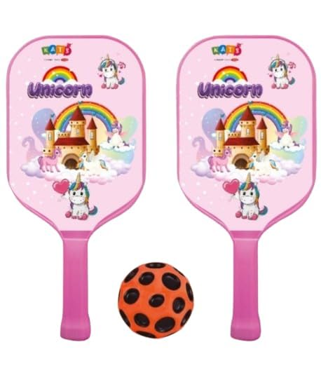 Simarr Unicorn Pickleball Set for Kids