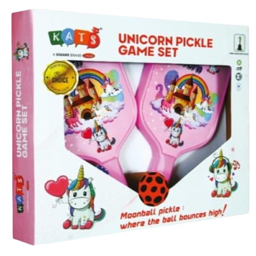 Simarr Unicorn Pickleball Set for Kids