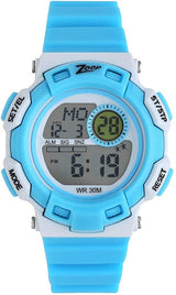 Zoop Kids Digital Watch – Blue & White