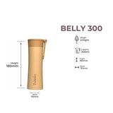 Dubblin Belly Water Bottle 300 ml| Double Wall Vacuum Insulated Stainless Steel Bottle | Keeps Water Hot & Cold