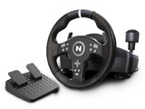Nitho Drive Pro V200 Gaming Steering Wheel with Pedals and Integrated Gear Shifter, 270° Racing Wheel for PC, PS4, Xbox One & Xbox Series X|S, Switch & Switch 2, Driving Car Simulator with Vibration