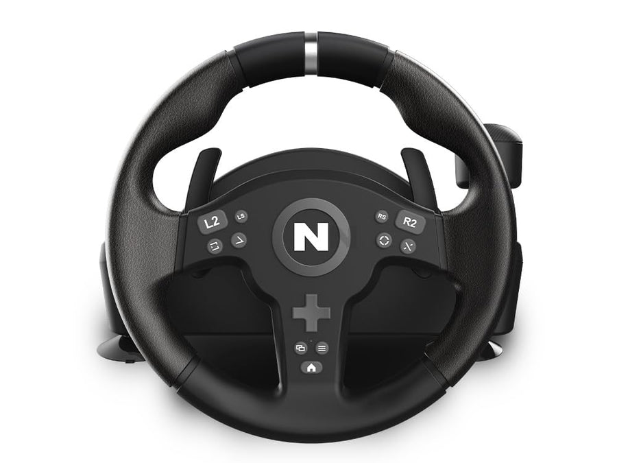 Nitho Drive Pro V200 Gaming Steering Wheel with Pedals and Integrated Gear Shifter, 270° Racing Wheel for PC, PS4, Xbox One & Xbox Series X|S, Switch & Switch 2, Driving Car Simulator with Vibration