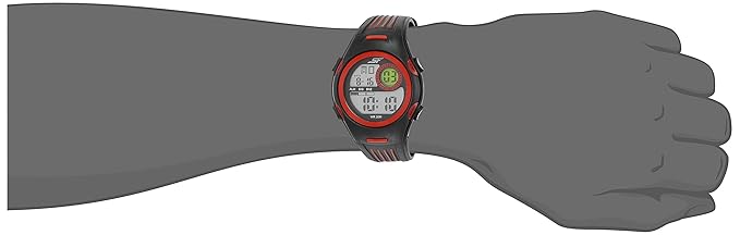 SF by Sonata Digital Sports Watch – Black & Red