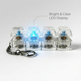 Mechanical Keyboard Switch LED Stress Relief Keychain