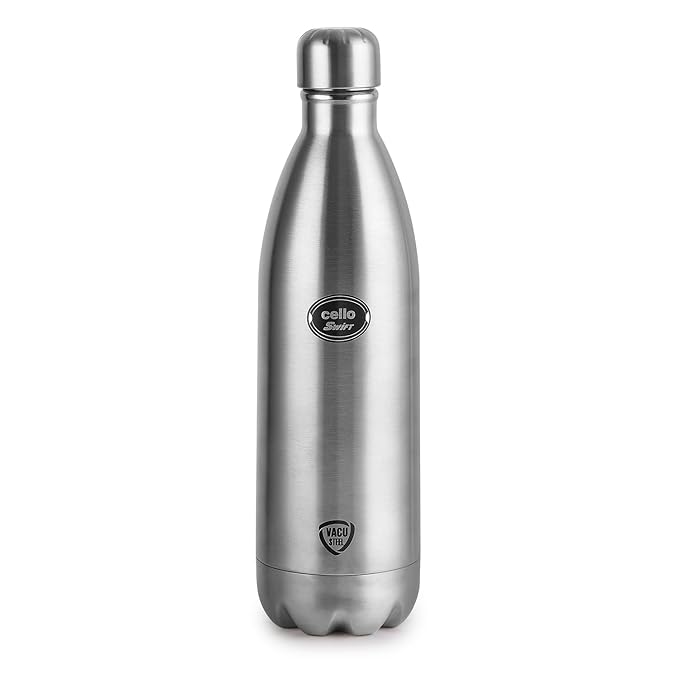 Cello Swift 1000 Vacu Steel Vacuum Insulated Water Bottle 1 Litre
