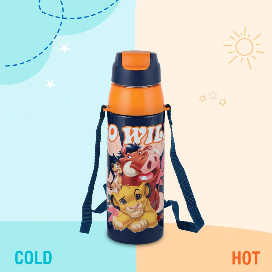 Cello Ever Pop Kids Stainless Steel Insulated Flask 500ml, Yellow
