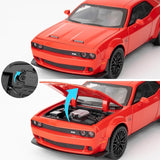 Dodge Challenger SRT diecast red front view