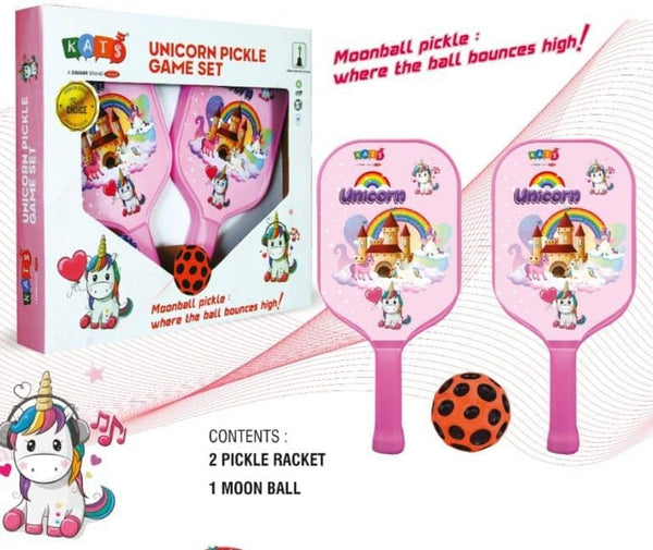 Simarr Unicorn Pickleball Set for Kids