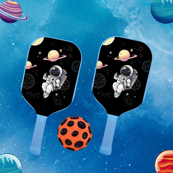 Simarr Space Adventure Pickleball Set for Kids