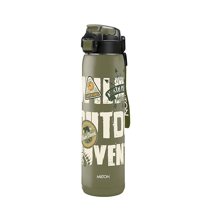 Milton Steel Edge 600 Vacuum Insulated Water Bottle 500ml