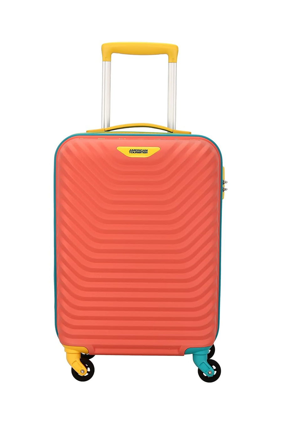 American Tourister Multicolour Hard-Shell Cabin Trolley Bag