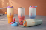 Dubblin Craze 800 Thermal Vacuum Insulated Sipper Bottle (Twin Flow: Normal Sipper Plus Straw Sipper)