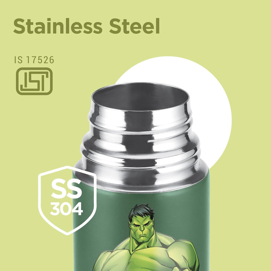 Milton Marvel Mighty 600 Thermosteel ISI Certified Water Bottle, 500 ml