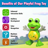 Dancing Frog Toy – Light Up Eyes, Music & Rhythmic Movement for Kids