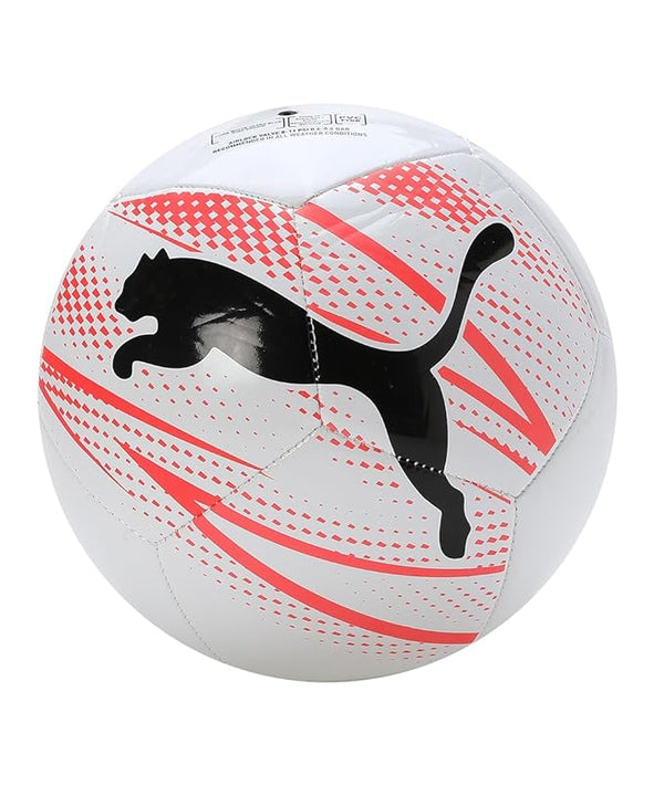 Puma Attacanto Graphic Soccer Ball – Size 5 | White-Ultra Blue-Fire Orchid